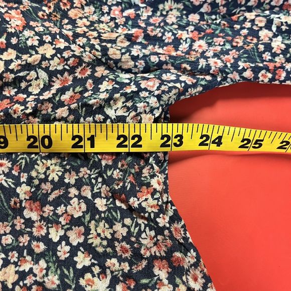 Mason & Belle Womens Floral Blouse Size 1X V-Neck Fall Autumn - Picture 6 of 7